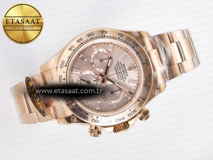 Daytona 126505 RG QF 1:1 Best Edition RG Dial Crystal Markers On RG Bracelet SH4131 V6 (Gain Weight) - Görsel 8