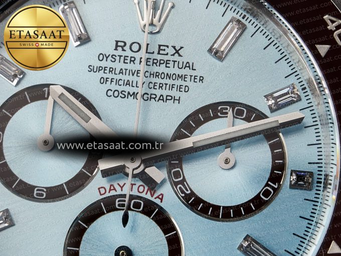 Daytona 126506 Clean 1:1 Best Edition 904L Steel Ice Blue Dial Crystral Markers on SS Braclet SH4131 - Görsel 11