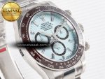 Daytona 126506 Clean 1:1 Best Edition 904L Steel Ice Blue Dial Crystral Markers on SS Braclet SH4131 - Görsel 5