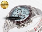 Daytona 126506 Clean 1:1 Best Edition 904L Steel Ice Blue Dial Crystral Markers on SS Braclet SH4131 - Görsel 6