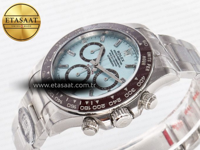 Daytona 126506 Clean 1:1 Best Edition 904L Steel Ice Blue Dial Crystral Markers on SS Braclet SH4131 - Görsel 6