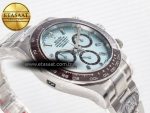 Daytona 126506 Clean 1:1 Best Edition 904L Steel Ice Blue Dial Crystral Markers on SS Braclet SH4131 - Görsel 7