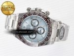 Daytona 126506 Clean 1:1 Best Edition 904L Steel Ice Blue Dial Crystral Markers on SS Braclet SH4131 - Görsel 9