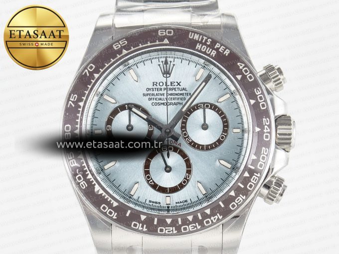 Daytona 126506 Clean 1:1 Best Edition 904L Steel Ice Blue Dial Lume Markers on SS Braclet SH4131 - Görsel 4