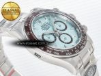 Daytona 126506 Clean 1:1 Best Edition 904L Steel Ice Blue Dial Lume Markers on SS Braclet SH4131 - Görsel 7