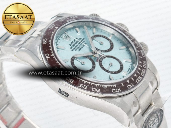 Daytona 126506 Clean 1:1 Best Edition 904L Steel Ice Blue Dial Lume Markers on SS Braclet SH4131 - Görsel 7