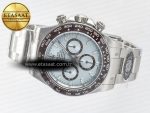 Daytona 126506 Clean 1:1 Best Edition 904L Steel Ice Blue Dial Lume Markers on SS Braclet SH4131 - Görsel 9