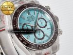 Daytona 126506 QF 1:1 Best Edition Ice Blue Crystal Dial on SS Bracelet Strap SH4131 V5 (48 Hours Power Reserve) - Görsel 5