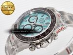 Daytona 126506 QF 1:1 Best Edition Ice Blue Crystal Dial on SS Bracelet Strap SH4131 V5 (48 Hours Power Reserve) - Görsel 6