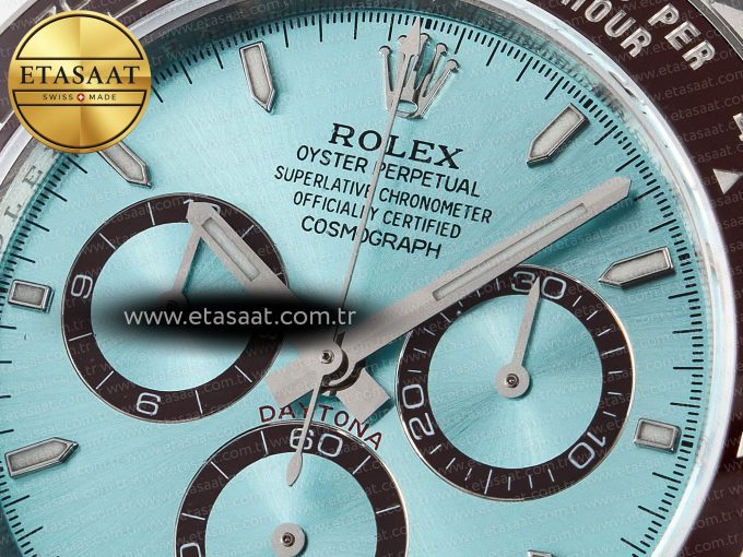 Daytona 126506 QF 1:1 Best Edition Ice Blue Dial on SS Bracelet Strap SH4131 V5 (48 Hours Power Reserve) - Görsel 10