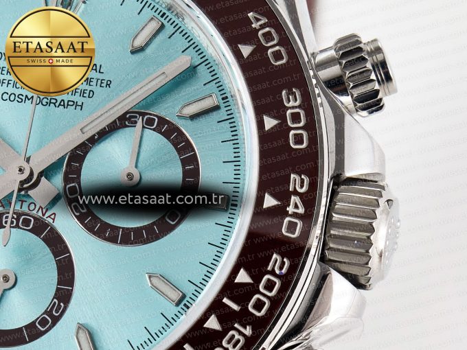 Daytona 126506 QF 1:1 Best Edition Ice Blue Dial on SS Bracelet Strap SH4131 V5 (48 Hours Power Reserve) - Görsel 11