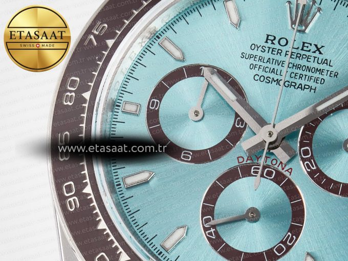 Daytona 126506 QF 1:1 Best Edition Ice Blue Dial on SS Bracelet Strap SH4131 V5 (48 Hours Power Reserve) - Görsel 13
