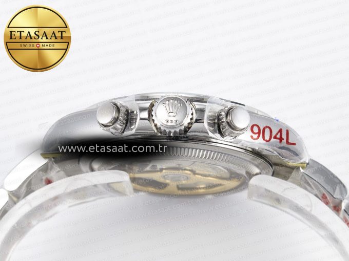 Daytona 126506 QF 1:1 Best Edition Ice Blue Dial on SS Bracelet Strap SH4131 V5 (48 Hours Power Reserve) - Görsel 16