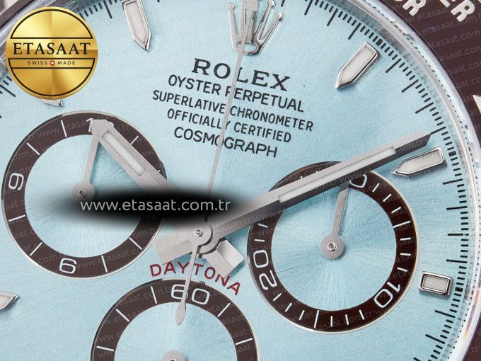 Daytona 126506 VSF 40mm SS 1:1 Best Edition Ice Blue Stick Dial on SS Bracelet SA4131 Super Clone - Görsel 11