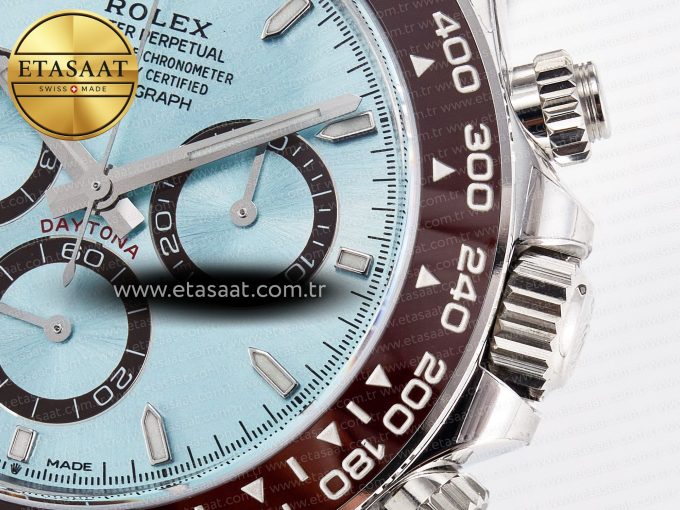 Daytona 126506 VSF 40mm SS 1:1 Best Edition Ice Blue Stick Dial on SS Bracelet SA4131 Super Clone - Görsel 12