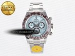 Daytona 126506 VSF 40mm SS 1:1 Best Edition Ice Blue Stick Dial on SS Bracelet SA4131 Super Clone - Görsel 3
