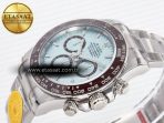 Daytona 126506 VSF 40mm SS 1:1 Best Edition Ice Blue Stick Dial on SS Bracelet SA4131 Super Clone - Görsel 6