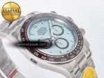 Daytona 126506 VSF 40mm SS 1:1 Best Edition Ice Blue Stick Dial on SS Bracelet SA4131 Super Clone - Görsel 7