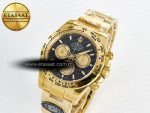 Daytona 126508 Clean 1:1 Best Edition Black/YG Dial on YG Bracelet SH4131