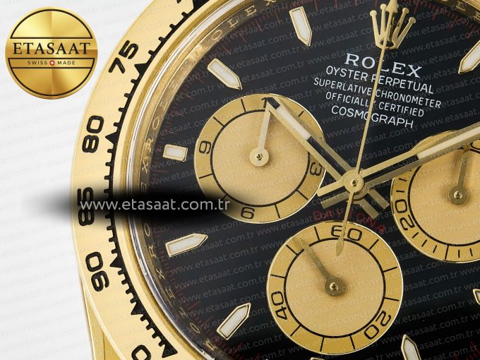 Daytona 126508 Clean 1:1 Best Edition Black/YG Dial on YG Bracelet SH4131 - Görsel 13