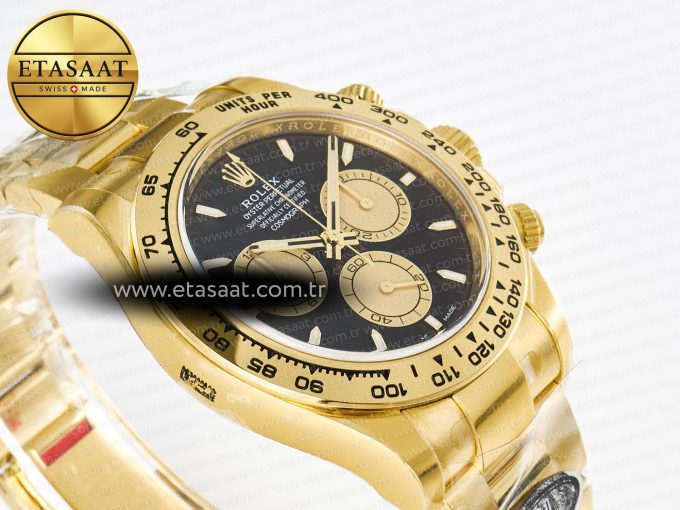 Daytona 126508 Clean 1:1 Best Edition Black/YG Dial on YG Bracelet SH4131 - Görsel 7