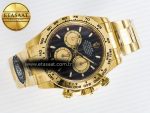 Daytona 126508 Clean 1:1 Best Edition Black/YG Dial on YG Bracelet SH4131 - Görsel 8