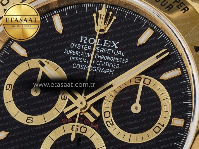 Daytona 126508 QF 1:1 Best Edition Black Dial on YG Braclet SH4131 V5 (48 Hours Power Reserve) - Görsel 10