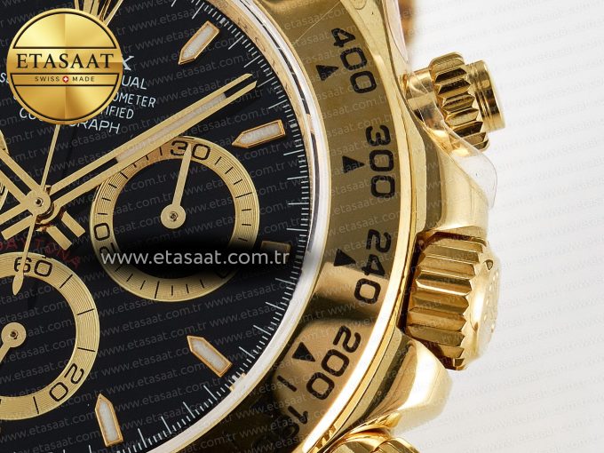 Daytona 126508 QF 1:1 Best Edition Black Dial on YG Braclet SH4131 V5 (48 Hours Power Reserve) - Görsel 11