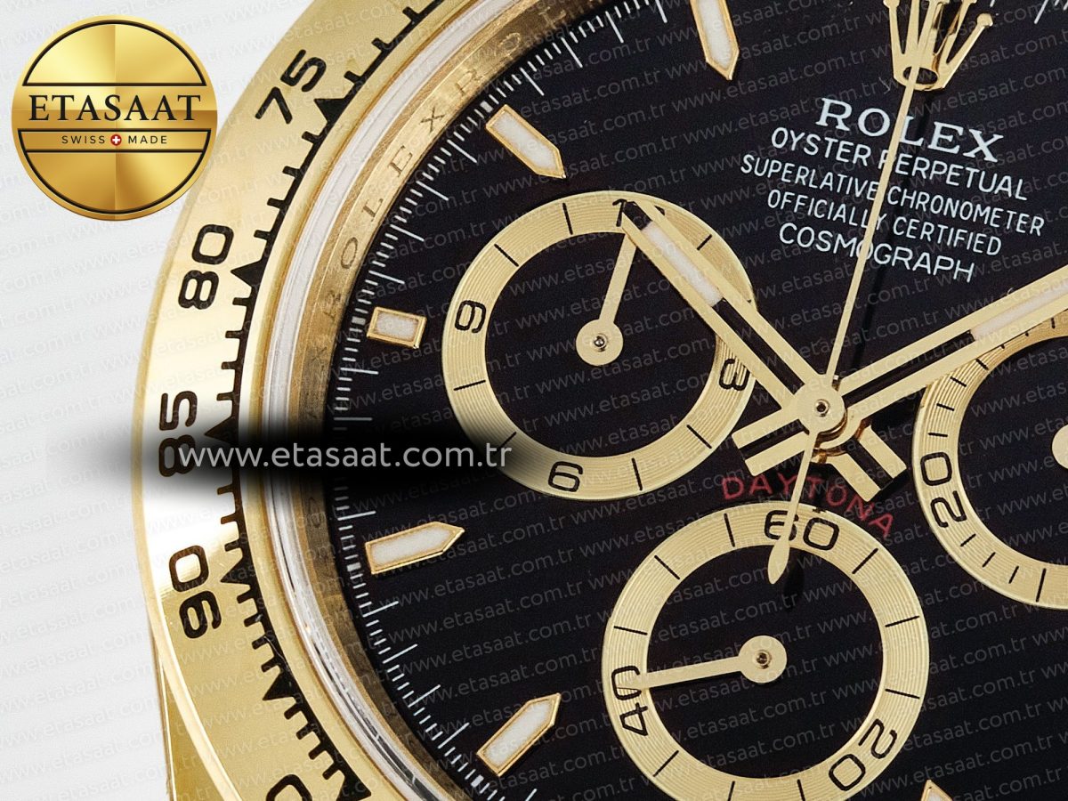 Daytona 126508 QF 1:1 Best Edition Black Dial on YG Braclet SH4131 V5 (48 Hours Power Reserve) - Görsel 13