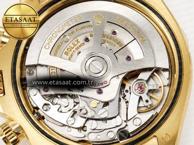 Daytona 126508 QF 1:1 Best Edition Black Dial on YG Braclet SH4131 V5 (48 Hours Power Reserve) - Görsel 21