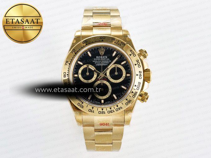 Daytona 126508 QF 1:1 Best Edition Black Dial on YG Braclet SH4131 V5 (48 Hours Power Reserve) - Görsel 3