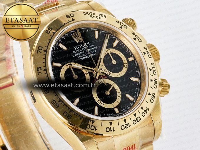 Daytona 126508 QF 1:1 Best Edition Black Dial on YG Braclet SH4131 V5 (48 Hours Power Reserve) - Görsel 5