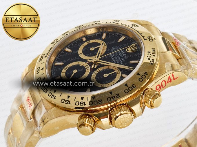 Daytona 126508 QF 1:1 Best Edition Black Dial on YG Braclet SH4131 V5 (48 Hours Power Reserve) - Görsel 6