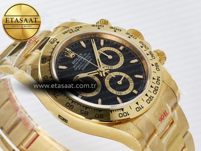 Daytona 126508 QF 1:1 Best Edition Black Dial on YG Braclet SH4131 V5 (48 Hours Power Reserve) - Görsel 7