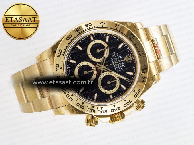 Daytona 126508 QF 1:1 Best Edition Black Dial on YG Braclet SH4131 V5 (48 Hours Power Reserve) - Görsel 8
