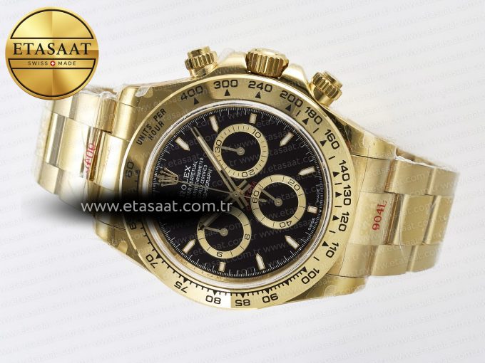 Daytona 126508 QF 1:1 Best Edition Black Dial on YG Braclet SH4131 V5 (48 Hours Power Reserve) - Görsel 9