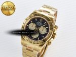 Daytona 126508 QF 1:1 Best Edition Black/YG Dial on YG Braclet SH4131 V5 (48 Hours Power Reserve) - Görsel 2
