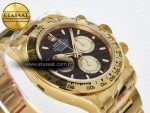 Daytona 126508 QF 1:1 Best Edition Black/YG Dial on YG Braclet SH4131 V5 (48 Hours Power Reserve) - Görsel 7