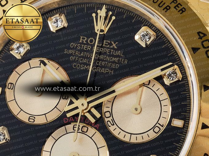 Rolex Daytona 126508 Diamonds YG Braclet SH4131 - Görsel 10