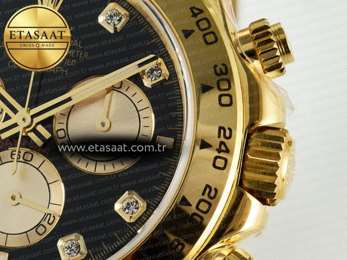 Rolex Daytona 126508 Diamonds YG Braclet SH4131 - Görsel 11