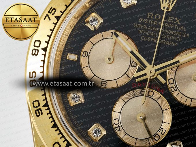 Rolex Daytona 126508 Diamonds YG Braclet SH4131 - Görsel 13