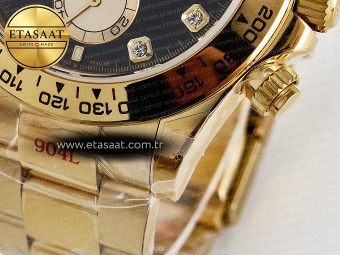 Rolex Daytona 126508 Diamonds YG Braclet SH4131 - Görsel 14