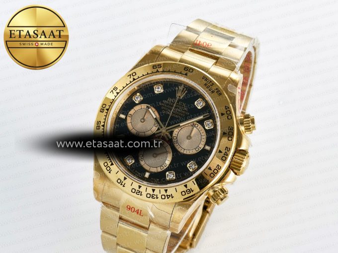 Rolex Daytona 126508 Diamonds YG Braclet SH4131 - Görsel 2
