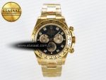 Rolex Daytona 126508 Diamonds YG Braclet SH4131 - Görsel 3