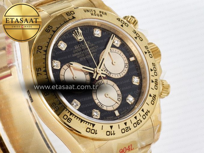 Rolex Daytona 126508 Diamonds YG Braclet SH4131 - Görsel 5