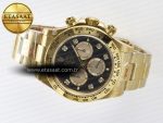 Rolex Daytona 126508 Diamonds YG Braclet SH4131 - Görsel 9