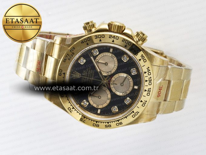 Rolex Daytona 126508 Diamonds YG Braclet SH4131 - Görsel 9