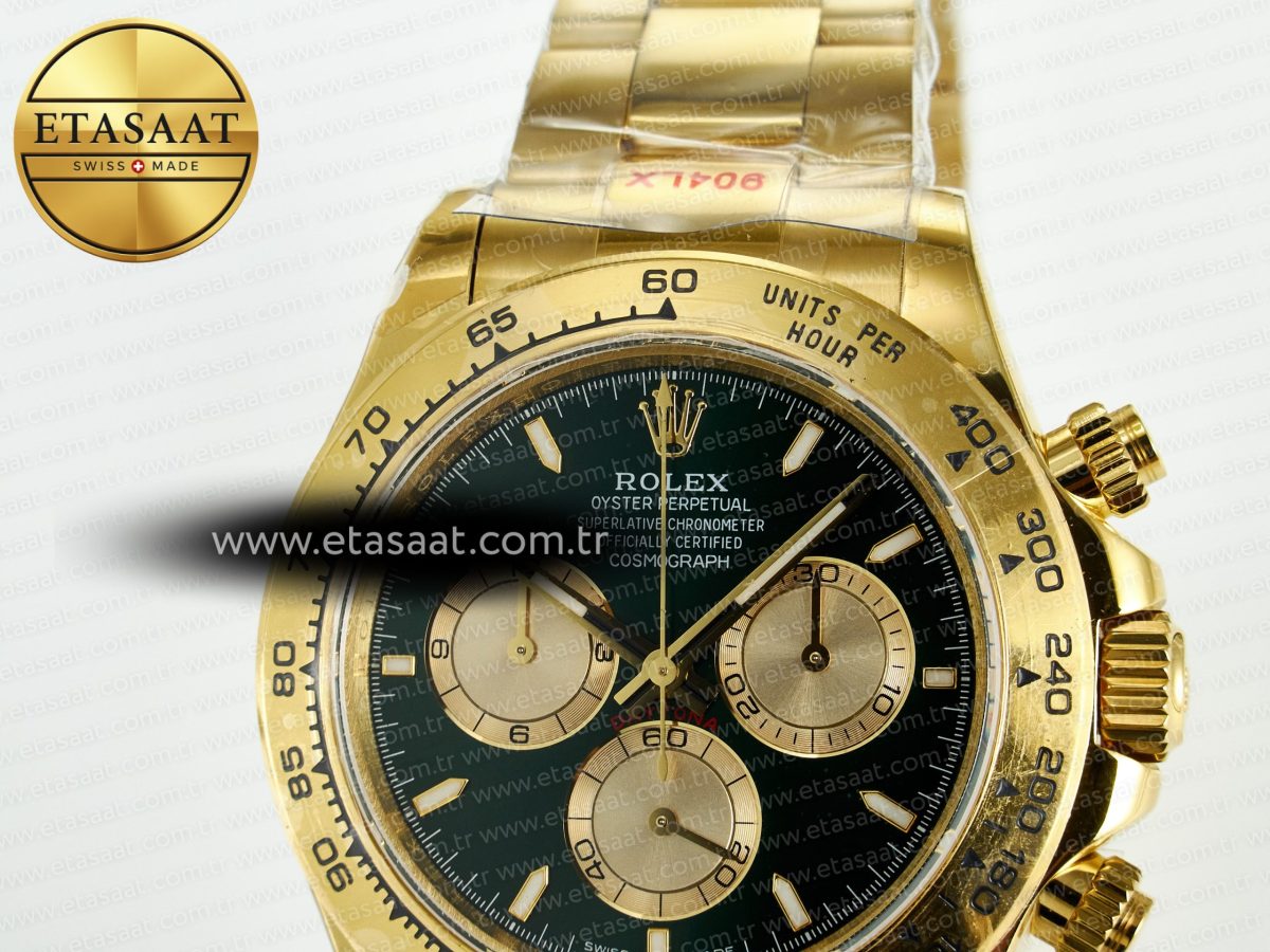 Daytona 126508 QF 1:1 Best Edition Green Dial On Oyster Bracelet SH4131 V6(Gain Weight) - Görsel 10