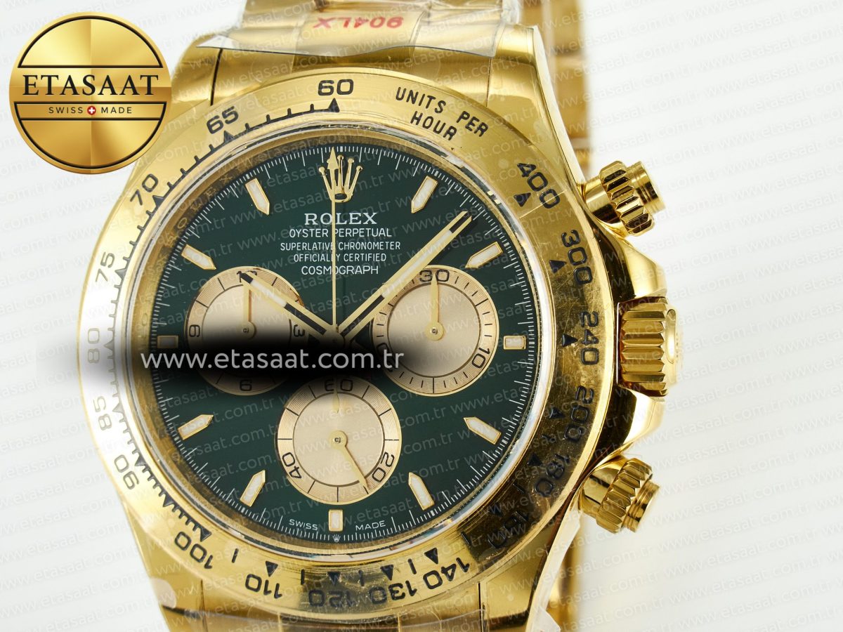 Daytona 126508 QF 1:1 Best Edition Green Dial On Oyster Bracelet SH4131 V6(Gain Weight) - Görsel 11