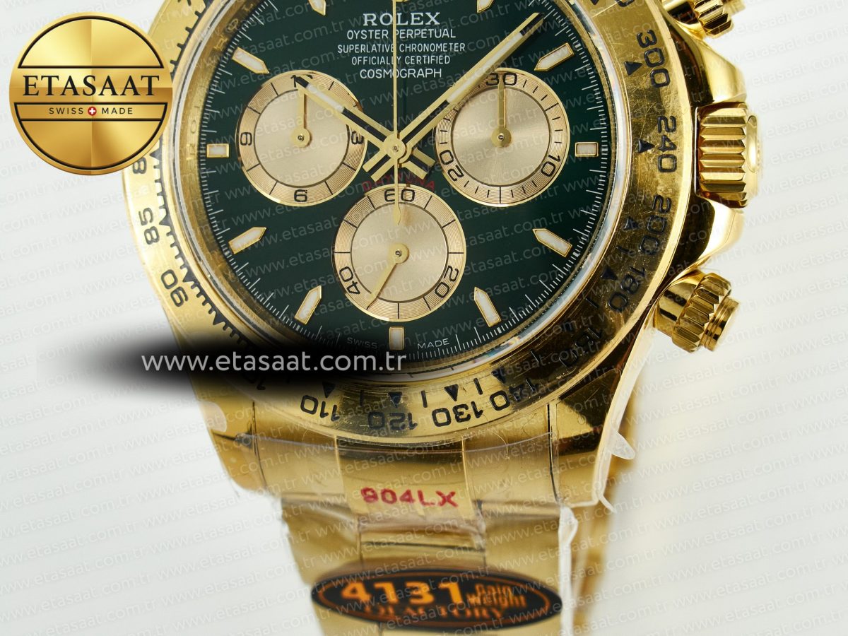 Daytona 126508 QF 1:1 Best Edition Green Dial On Oyster Bracelet SH4131 V6(Gain Weight) - Görsel 14